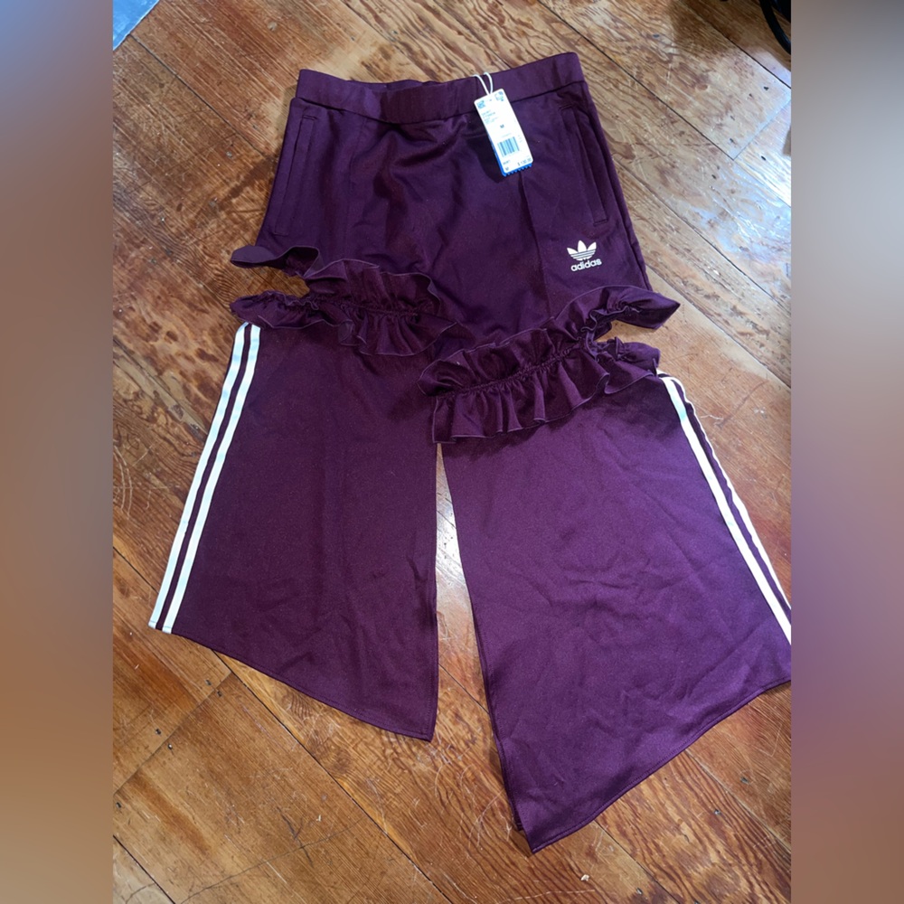 Adidas Originals J KOO 3 Stripes Ruffle Skirt - NEW
